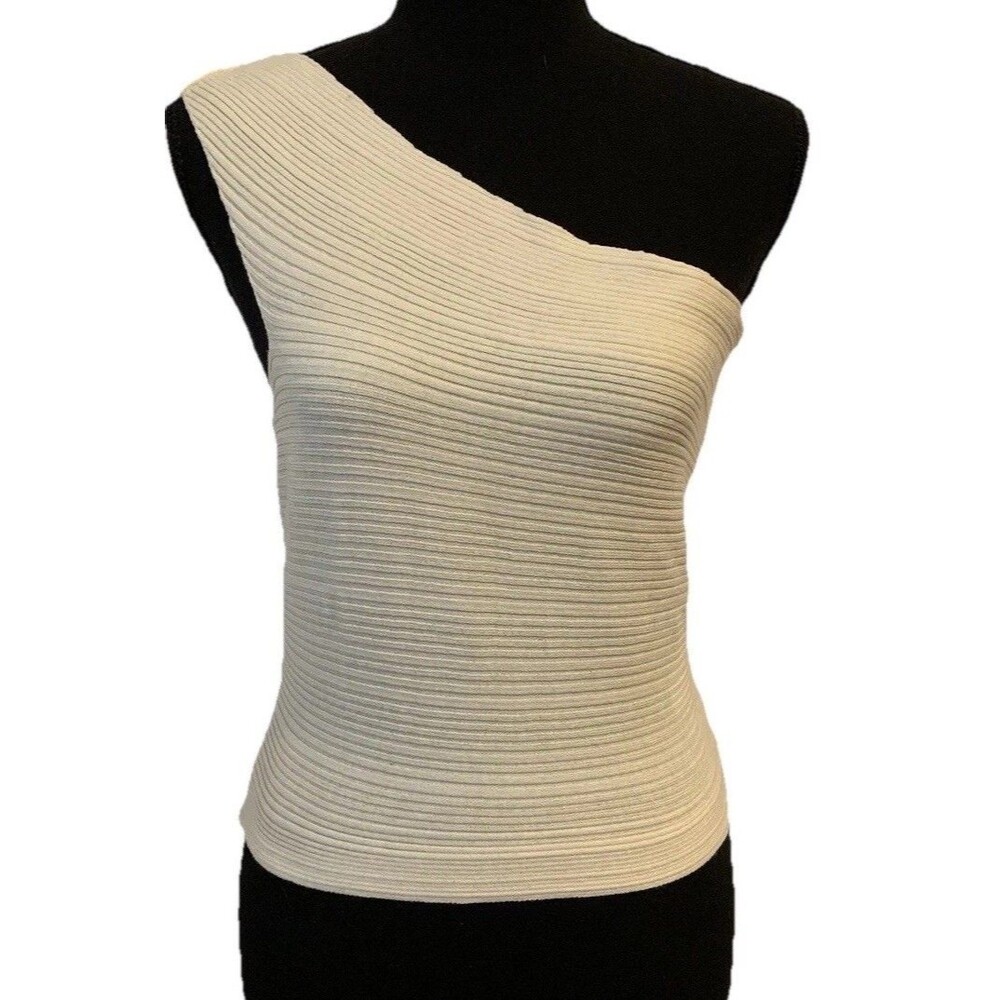 Silence + Noise Urban Outfitters Crop Top Stretch Size Medium One Shoulder New